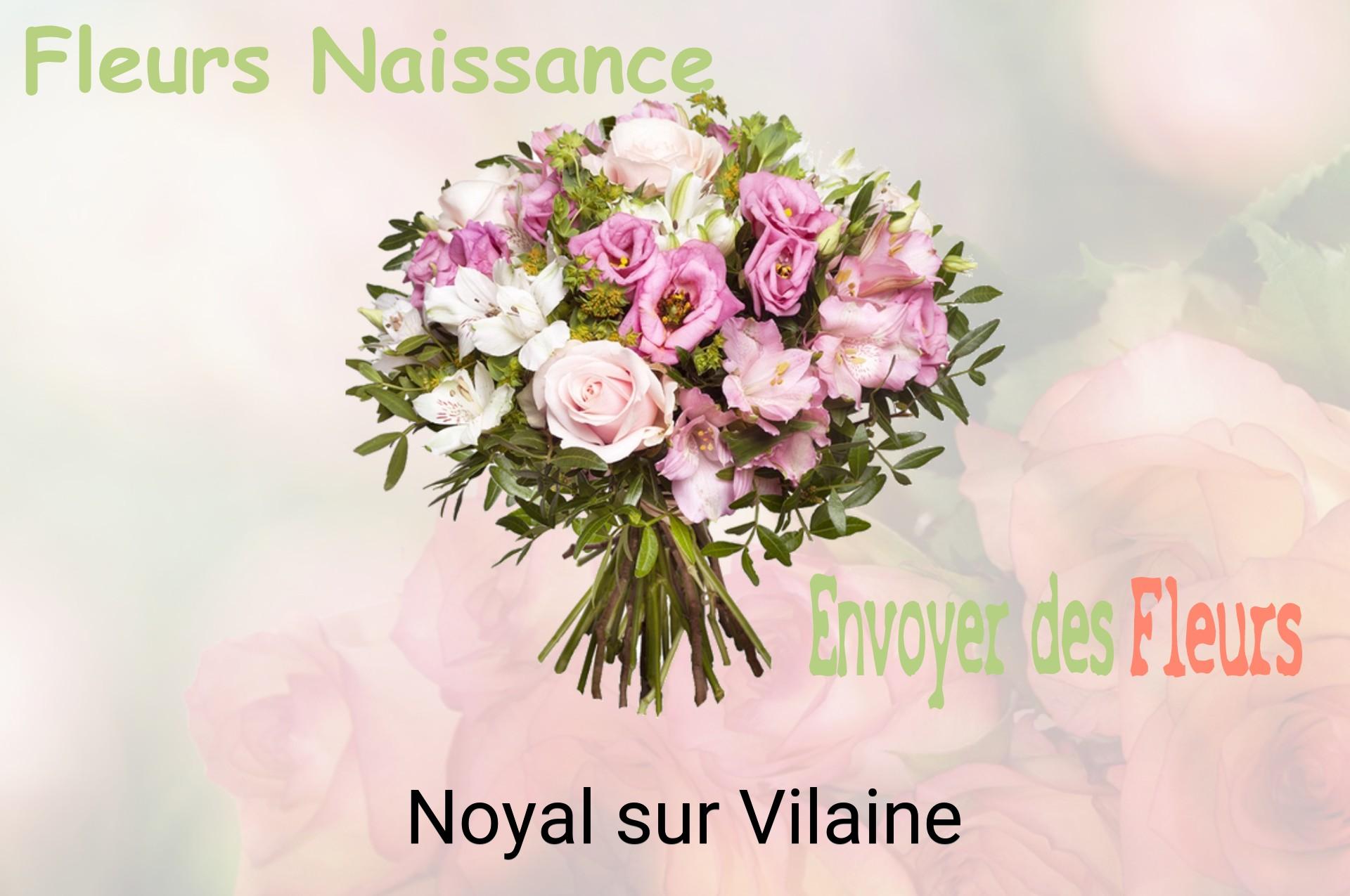 Bouquet de fleurs de naissance livré à Noyal-sur-Vilaine